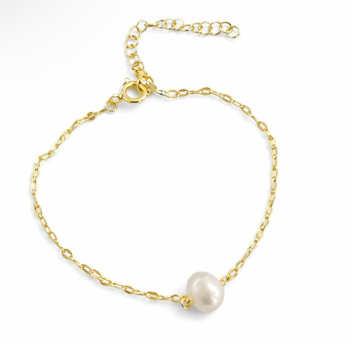 Beach pearl bracelet 925