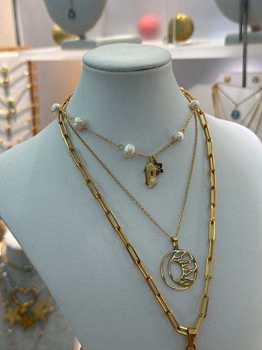 Garita boricua necklace