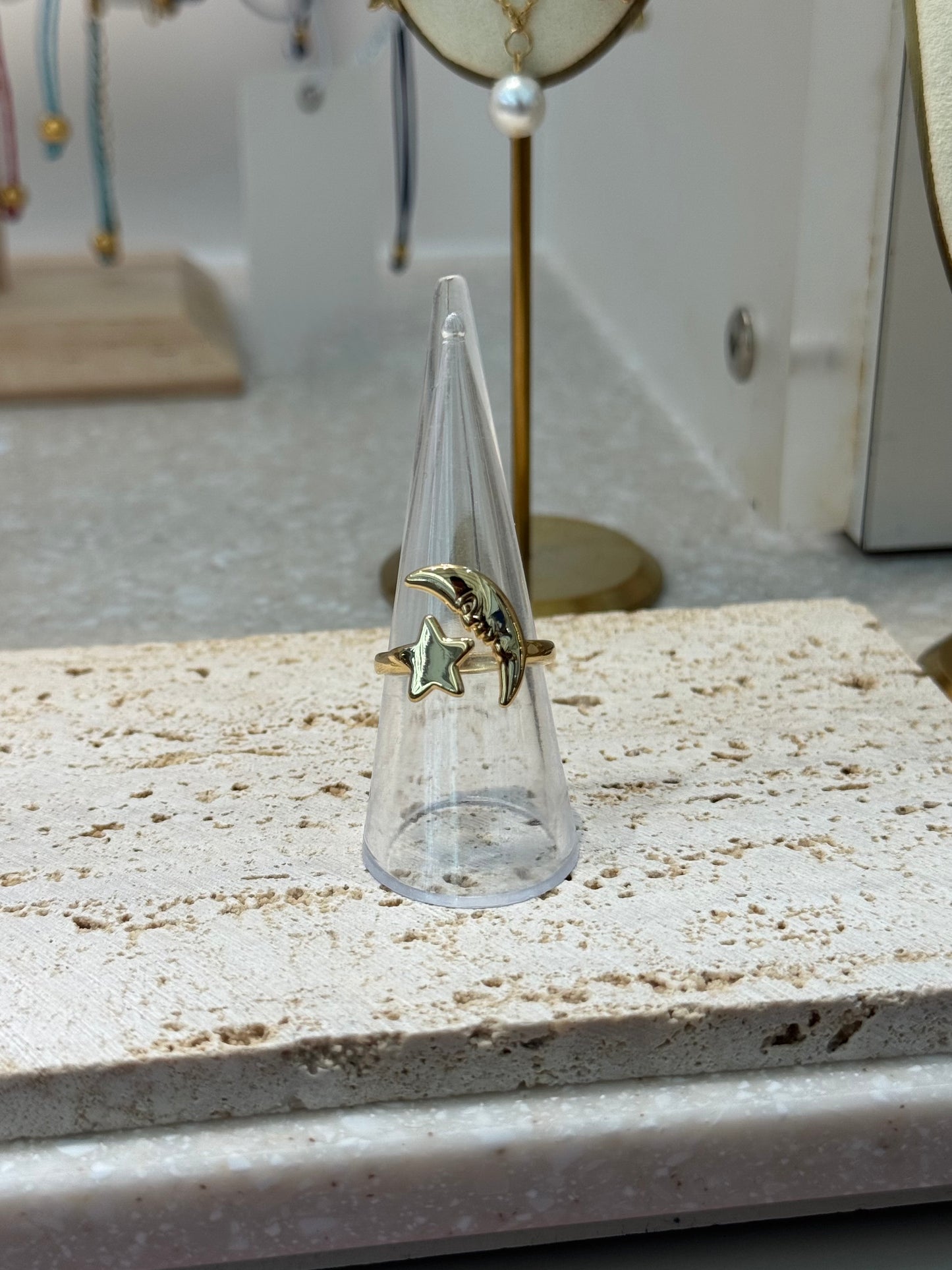 Personality moon ring