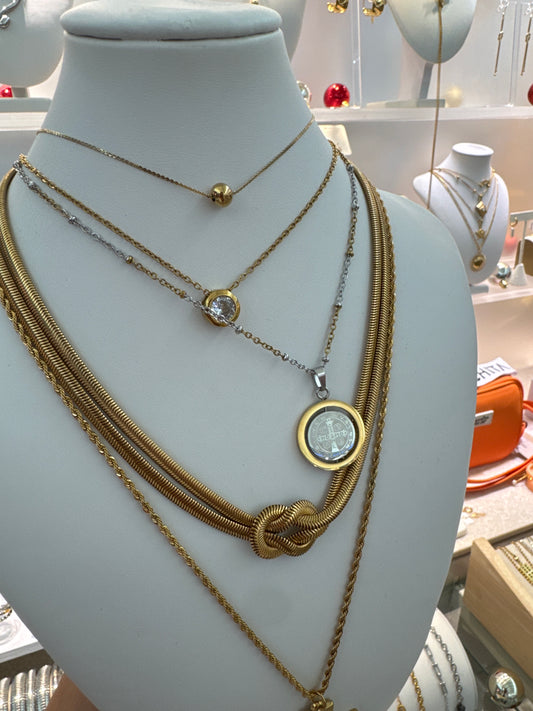 San Benito (two tone) necklace