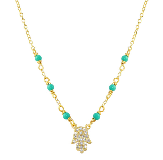 Fatima turquesa necklace 925