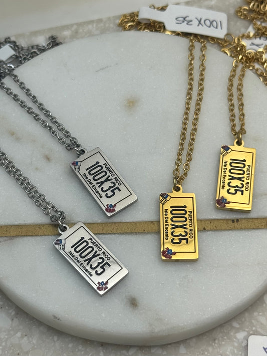 100x35 necklace