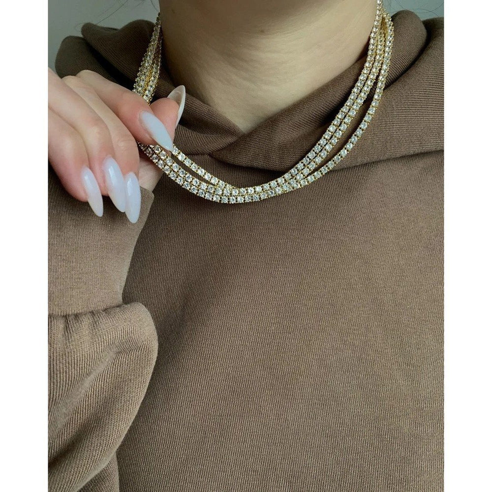 Karina tennis necklace