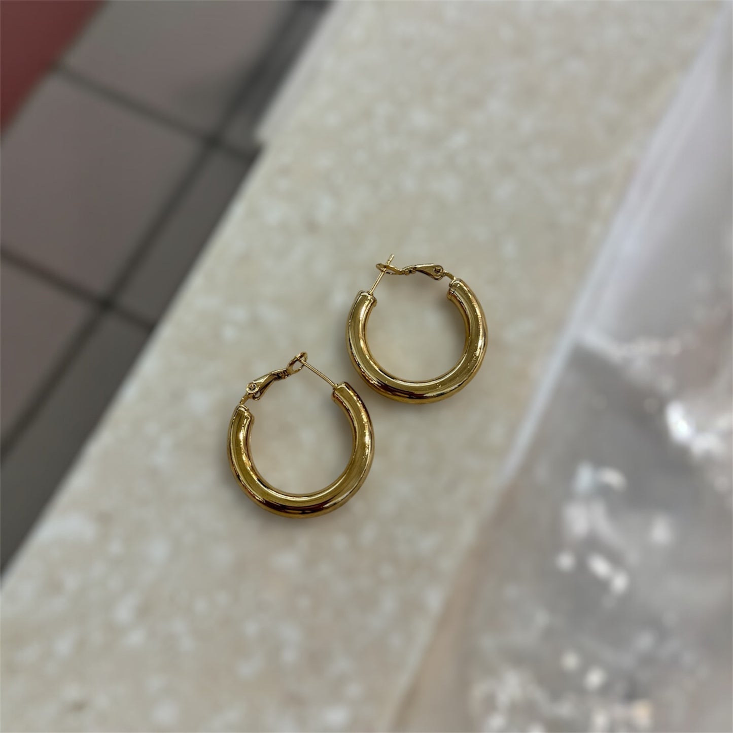 Baby hoops earrings