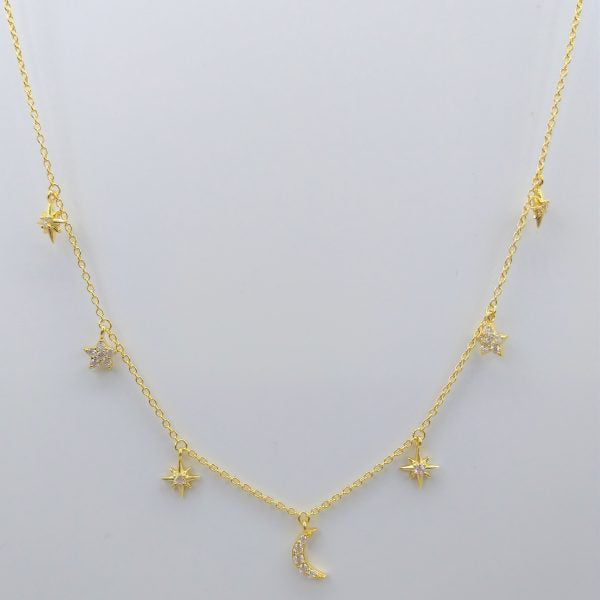 Lunas y estrellas necklace 925