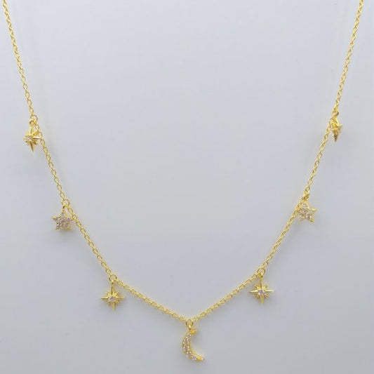 Lunas y estrellas necklace 925