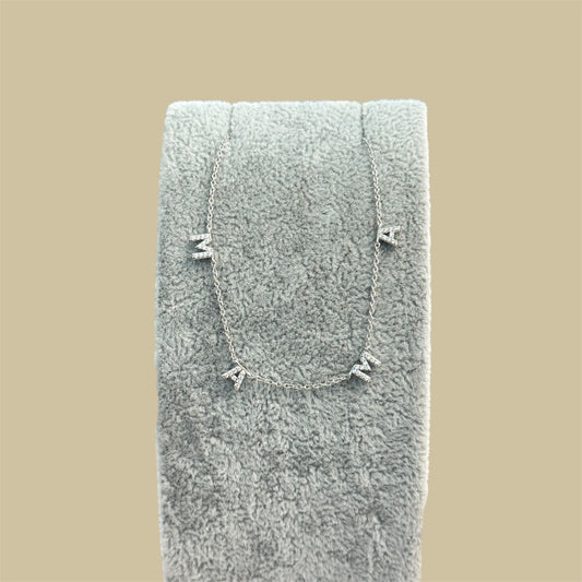 Mamá zirconia necklace 925