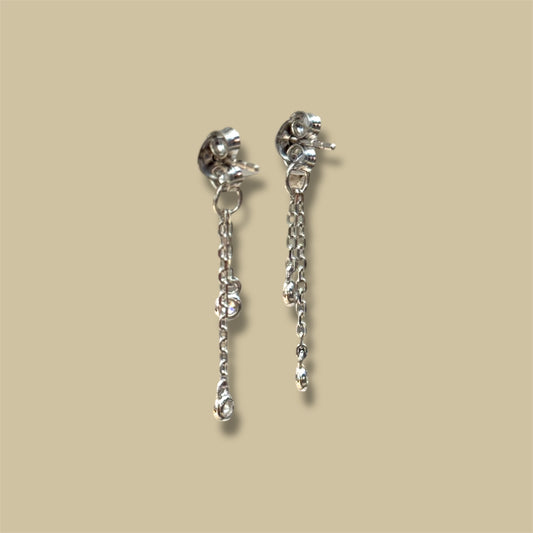 Dangle post earrings 925