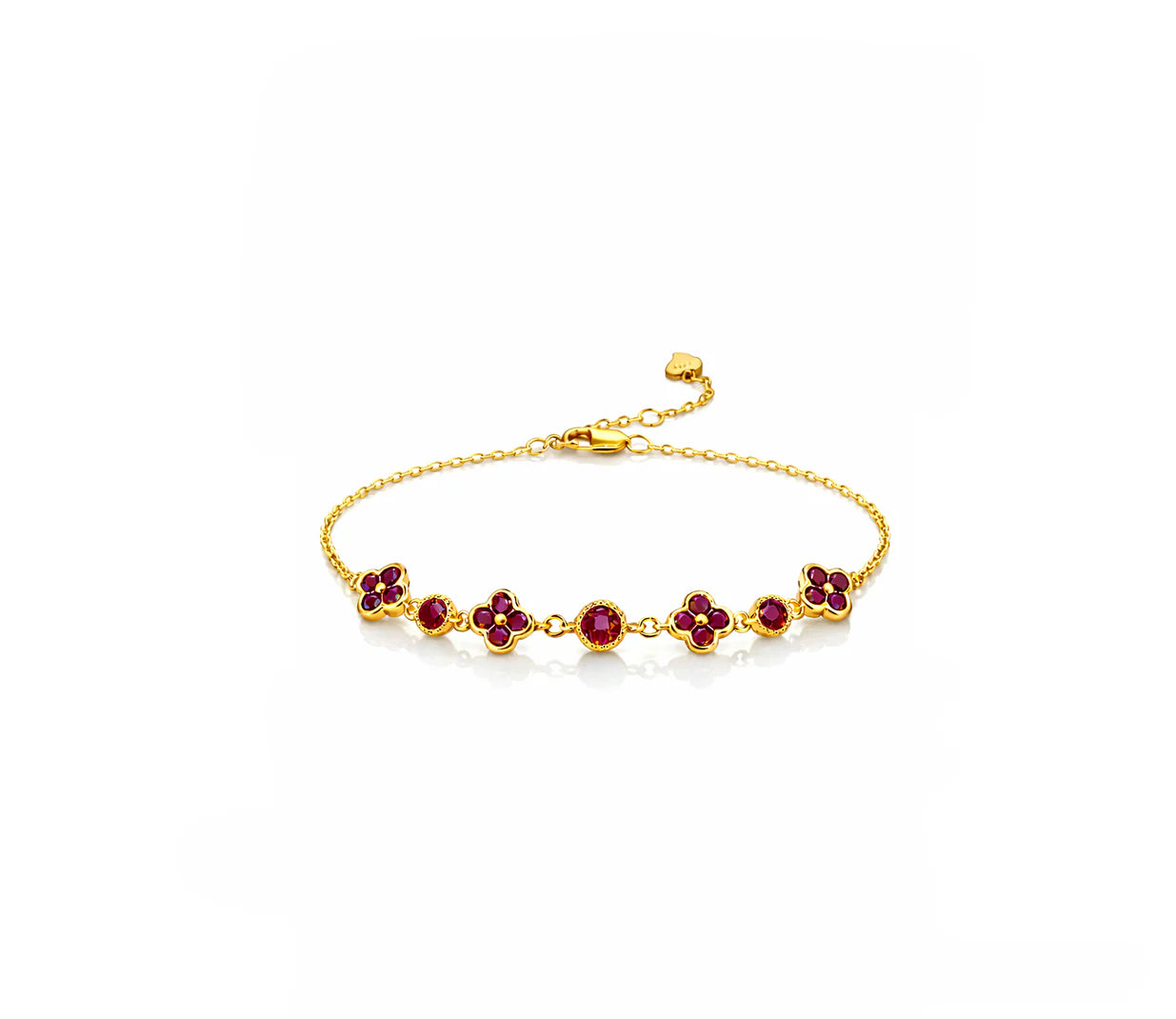 Diamond clover bracelet 925