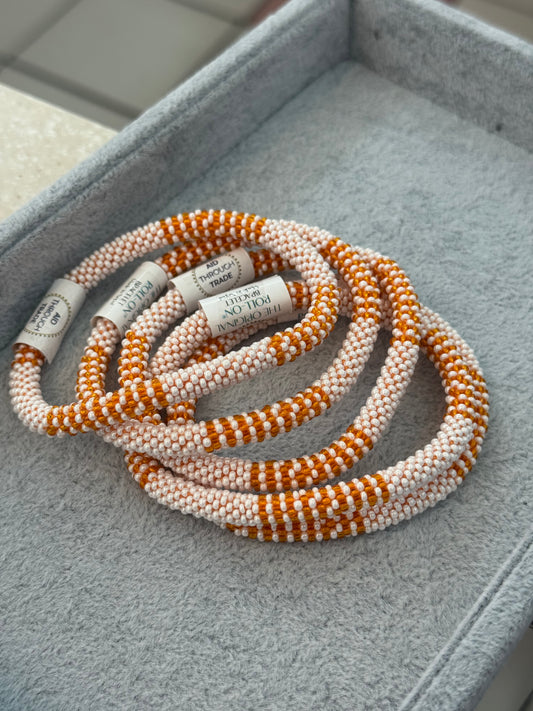 THE ORIGINAL ROLL-ON®️ BRACELETS (FOR MEN)- orange