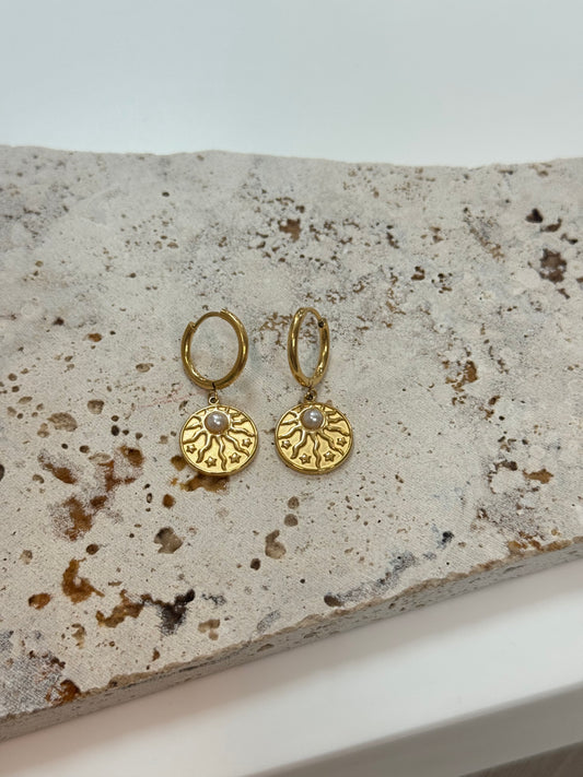 Aura perlada earrings