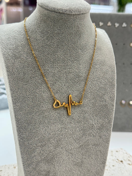 Heartbeat necklace