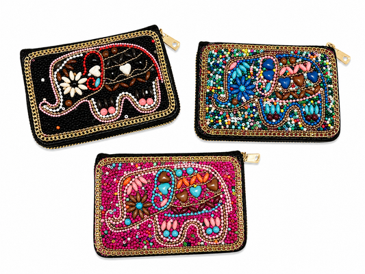 Beaded wallets
