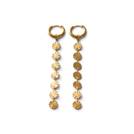 Crystal dots earrings