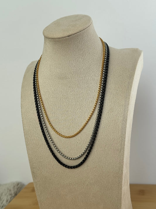 3 tonos necklace