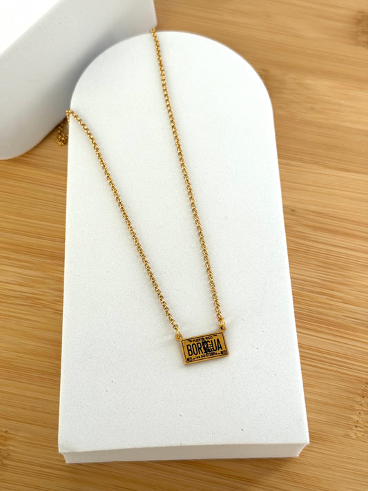 Tablilla boricua necklace