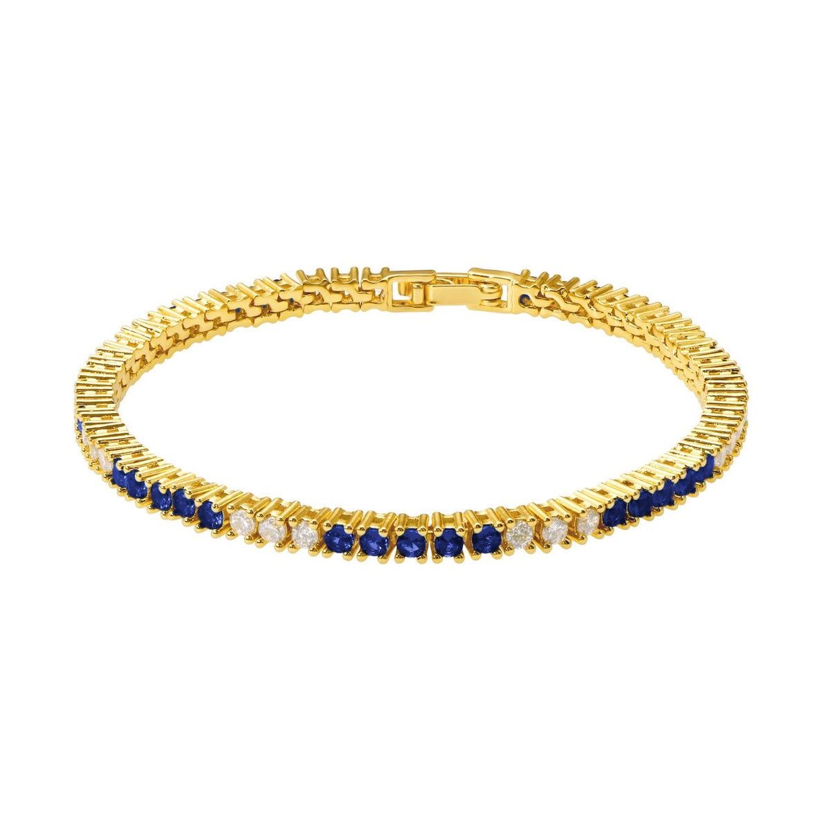 Royal tennis bracelet