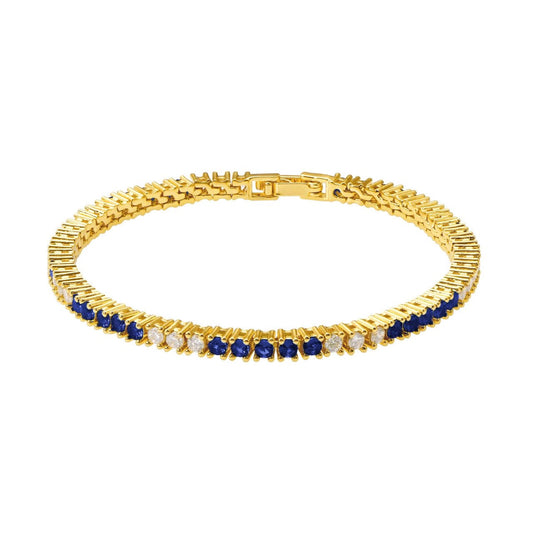 Royal tennis bracelet