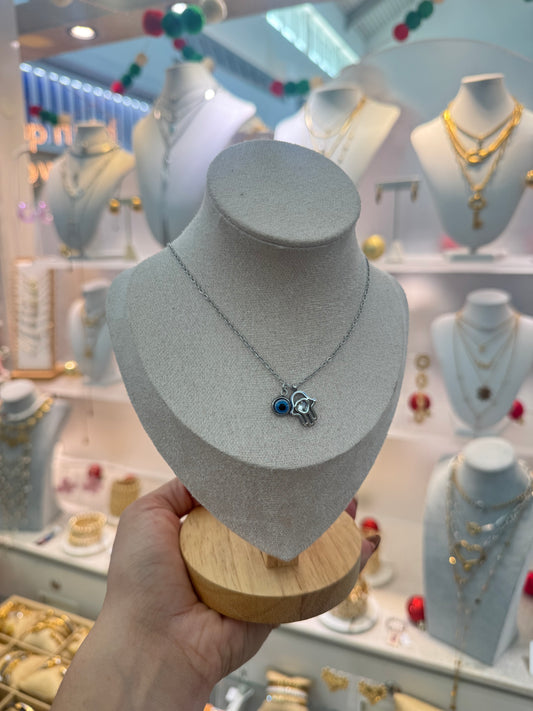 Eye & fatima necklace
