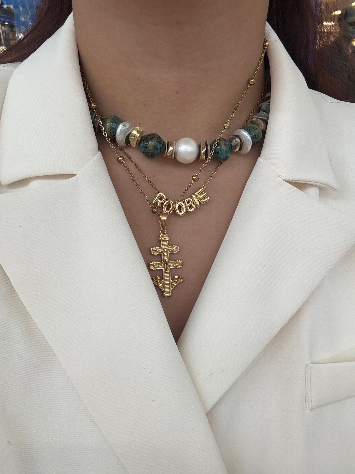 Caravaca cross necklace