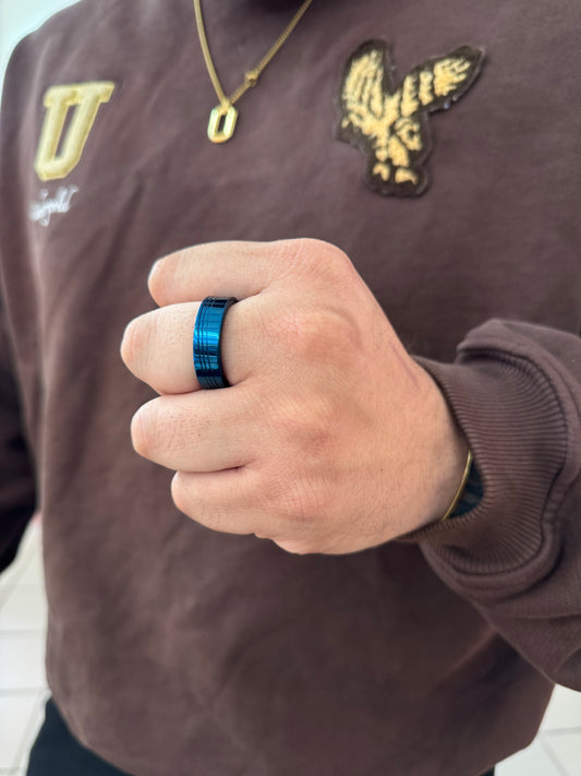 Blue tito men ring