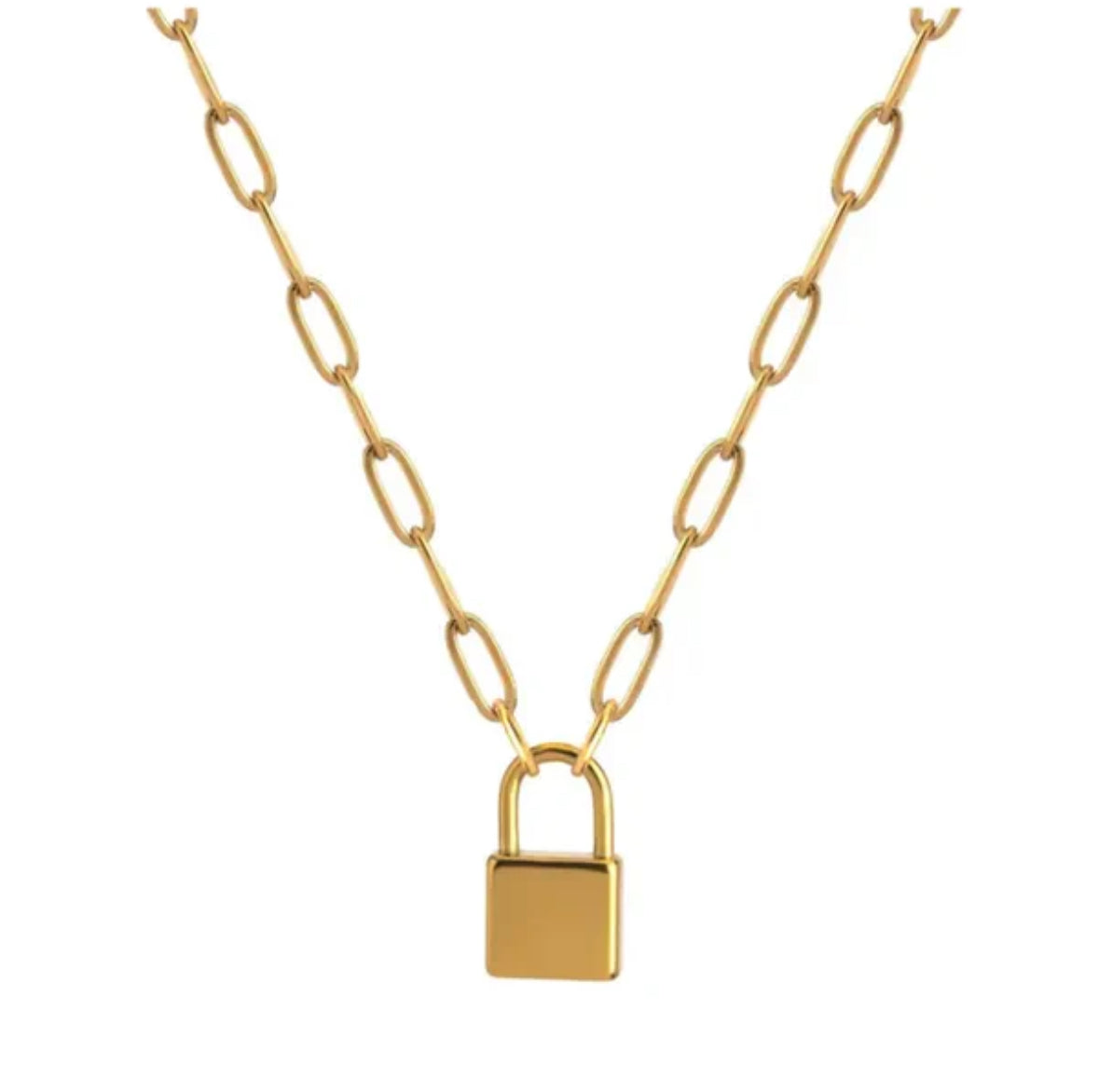 Lock necklace