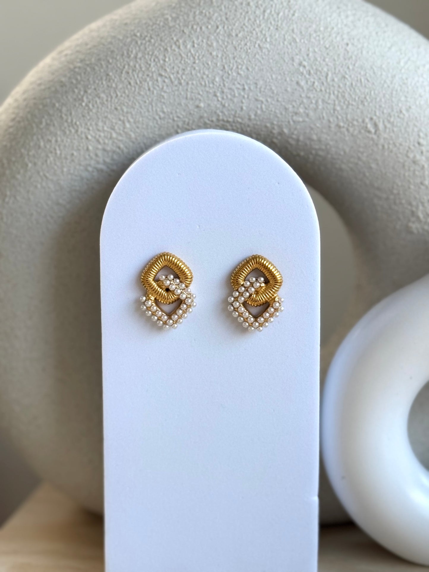 Pearl earrings