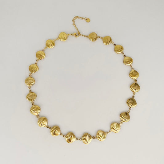 Shell choker necklace