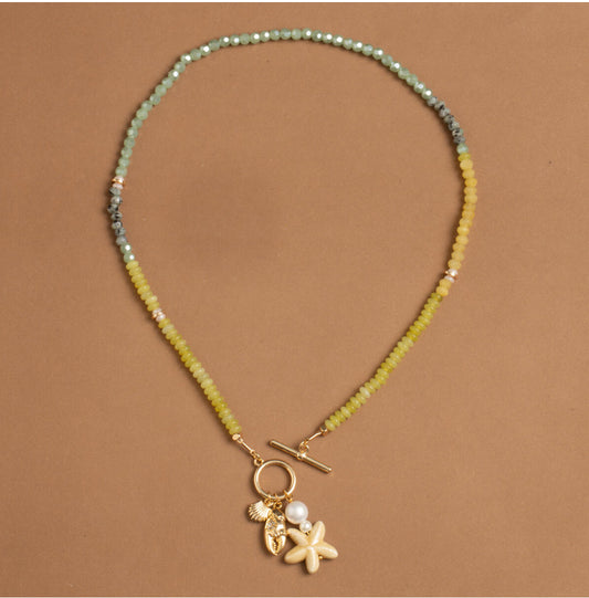 Sunshine pearl necklace