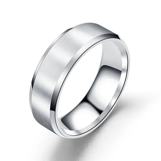 Man silver ring
