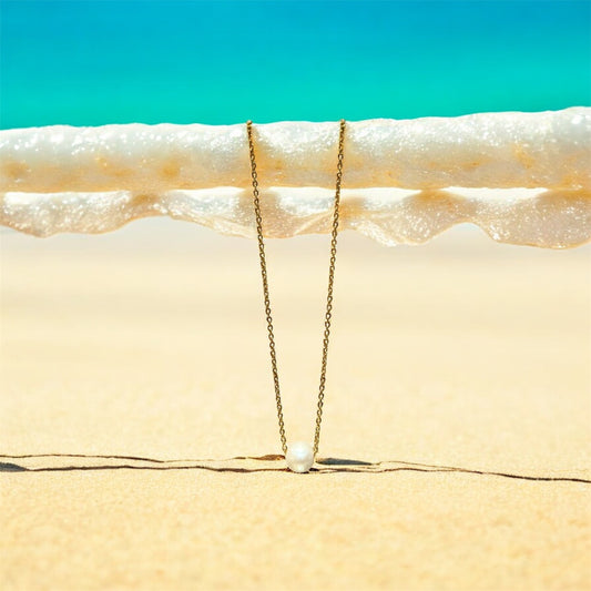 Water pearl necklace