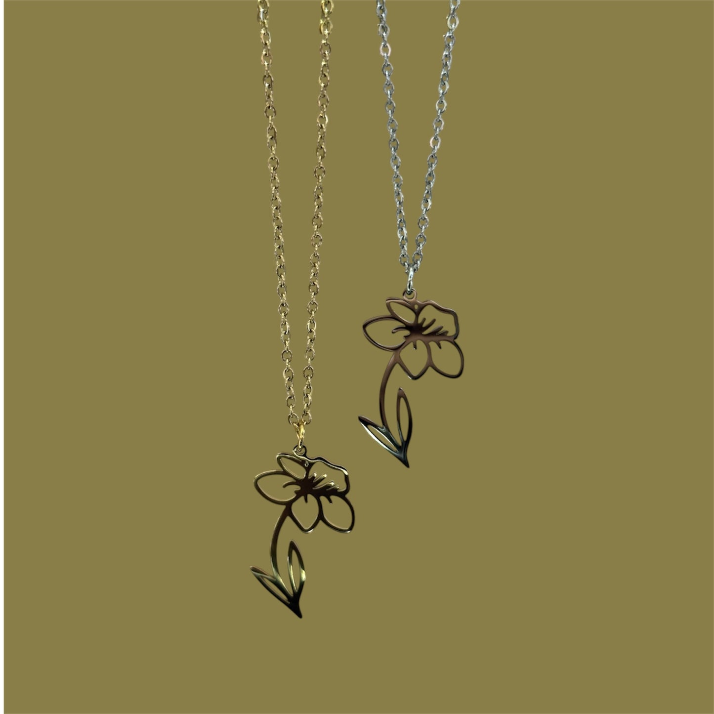 La flor necklace