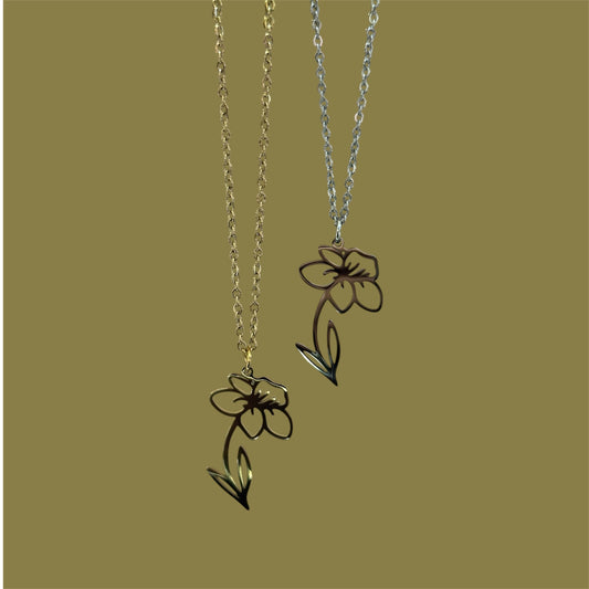 La flor necklace