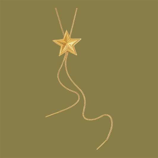 Cowbow star necklace