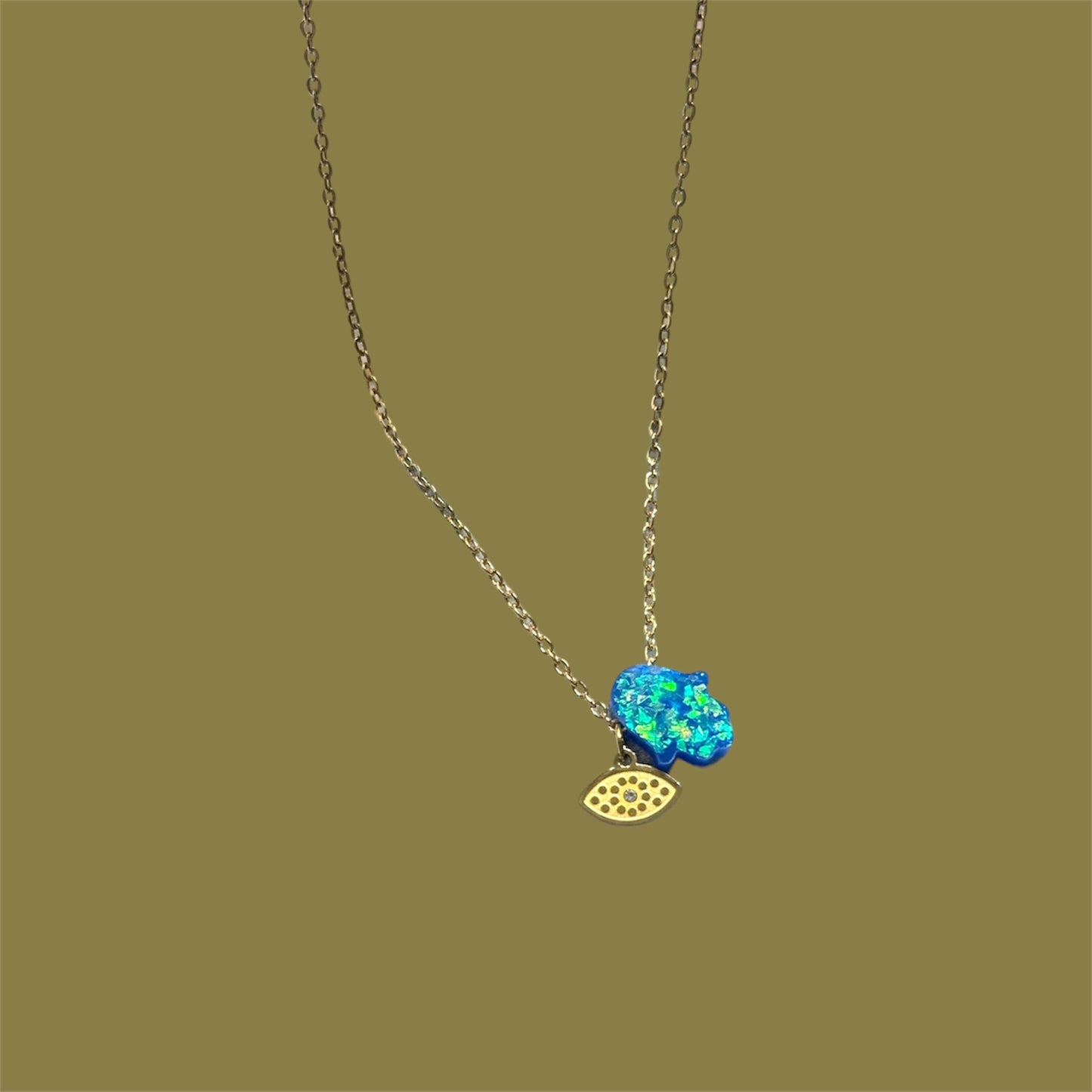 Fatima opal necklace