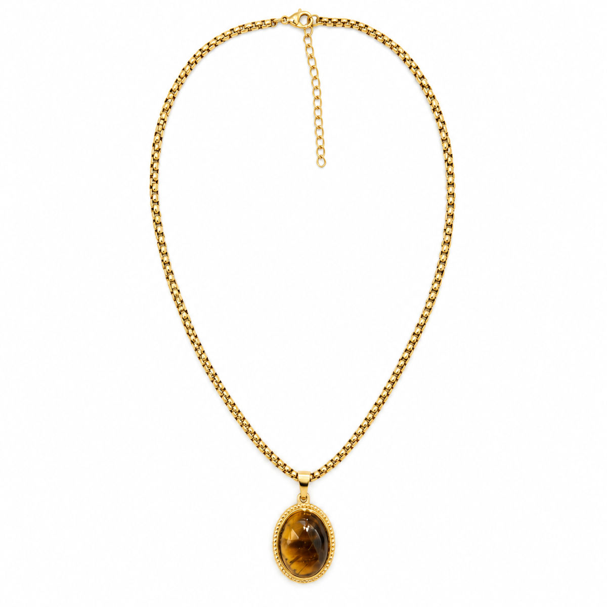 Tiger stone necklace