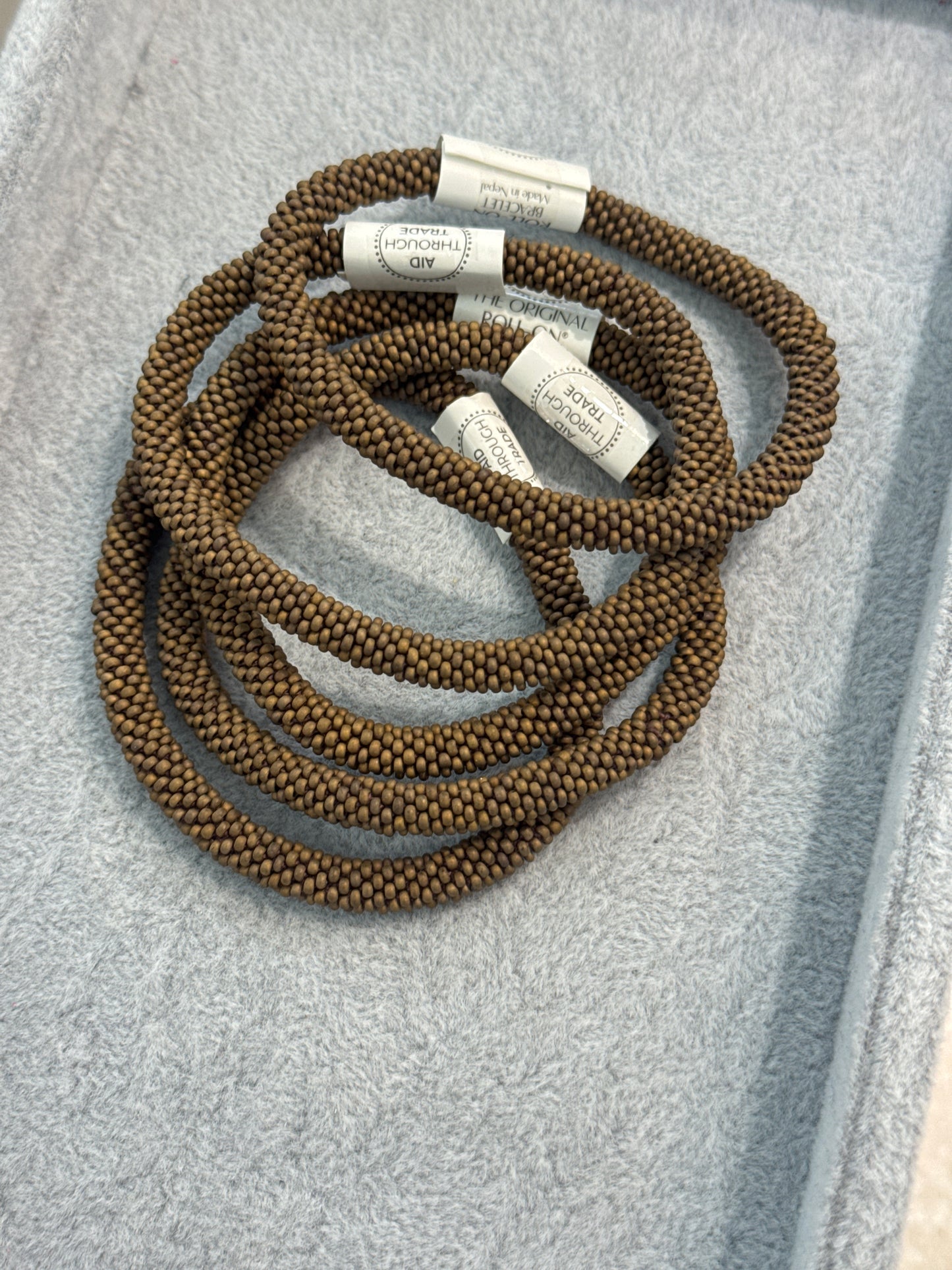 THE ORIGINAL ROLL-ON®️ BRACELETS (FOR MEN)- brown matte