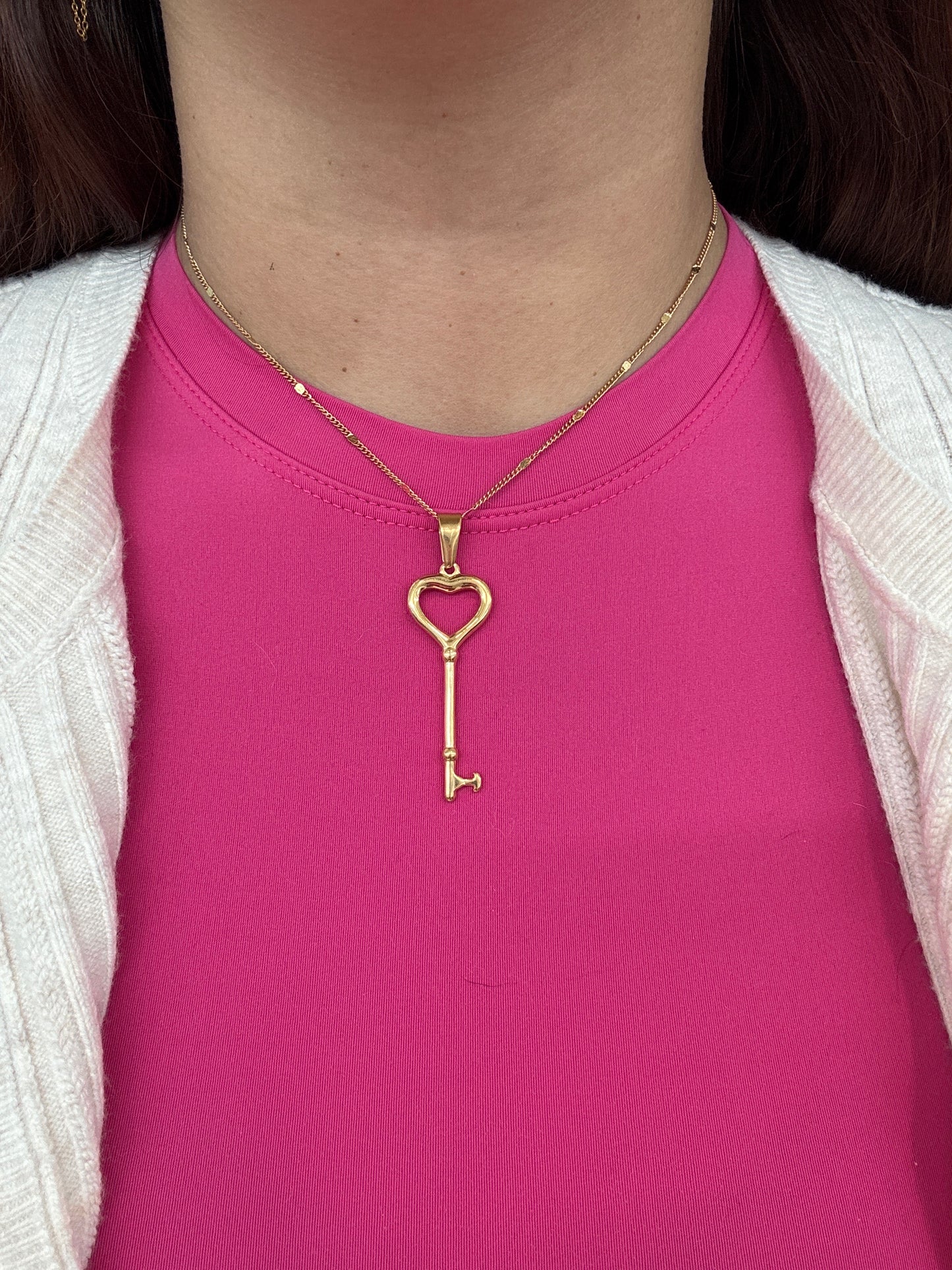 Key to love necklace