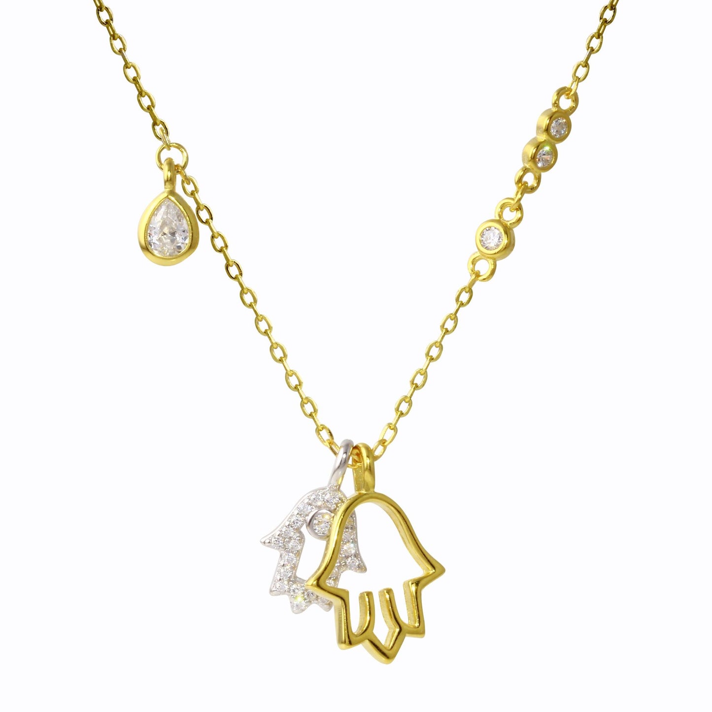 Fatima duo necklace 925