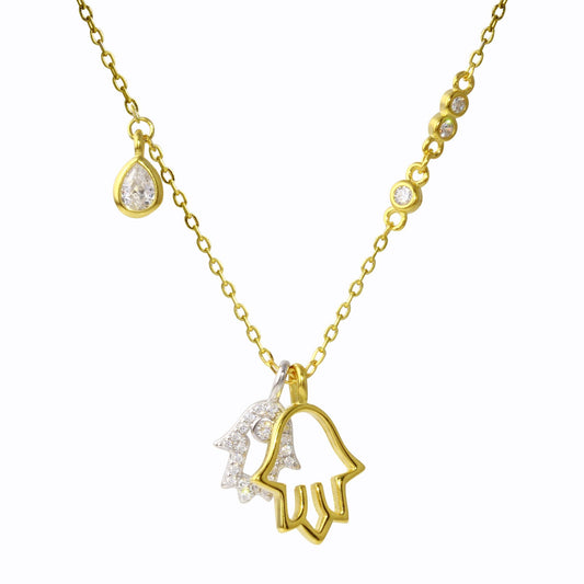 Fatima duo necklace 925