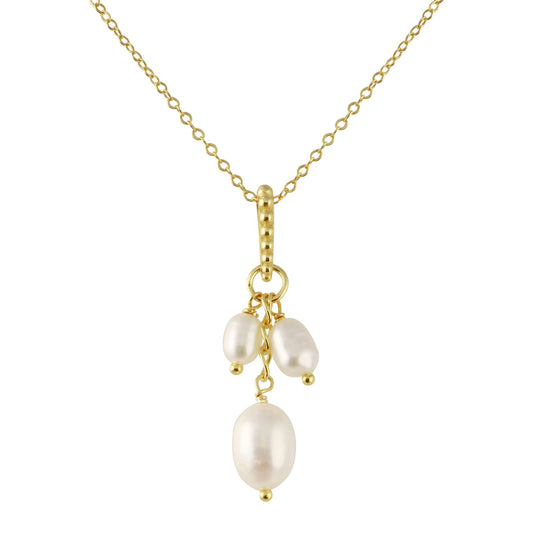 Falling pearls necklace 925