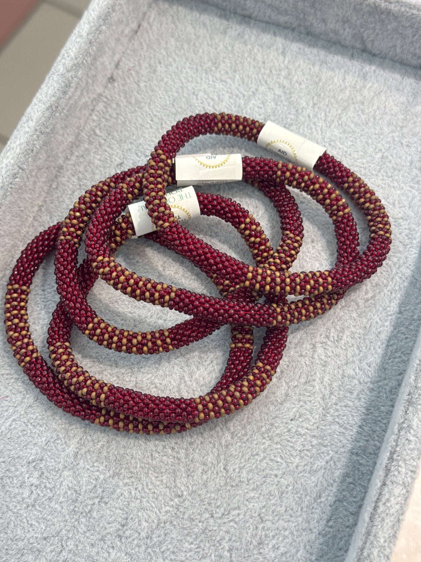 THE ORIGINAL ROLL-ON®️ BRACELETS (FOR MEN)- wine & brown