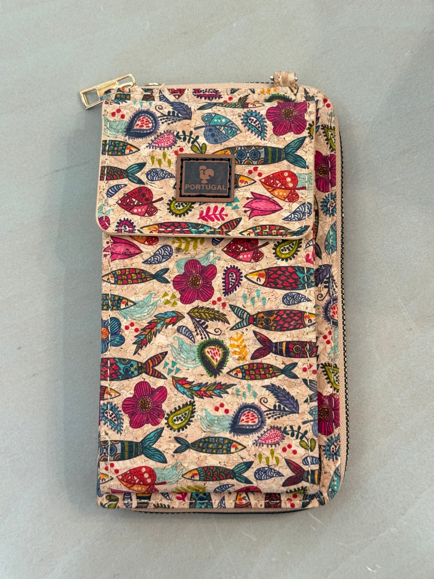 Crossbody wallets 100% corcho