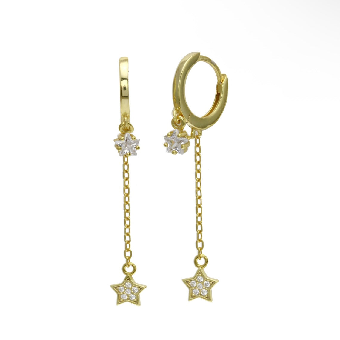 Sky stars earrings 925