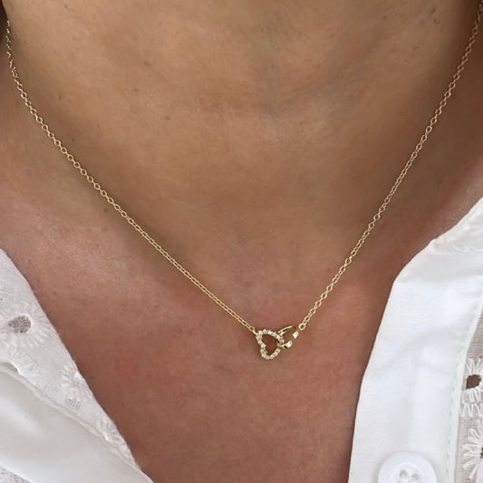 Married hearts necklace 925