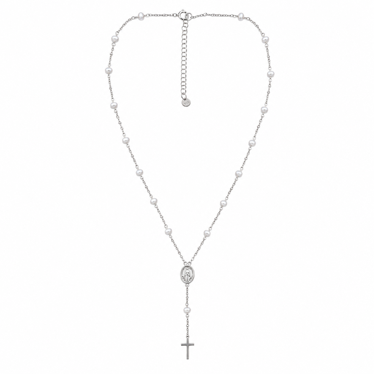 Milagrosa Rosary necklace 925