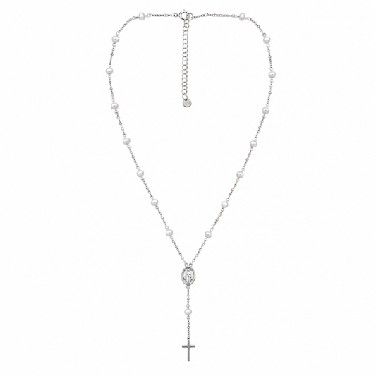 Milagrosa Rosary necklace 925