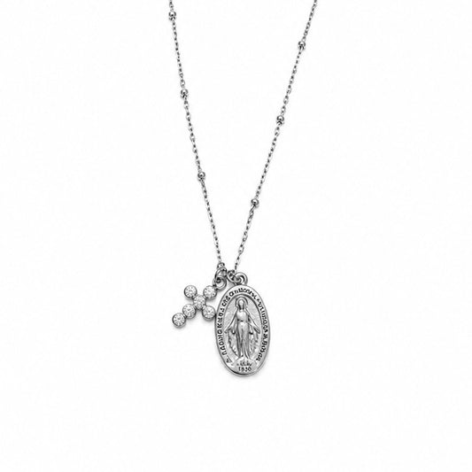 Virgen Medalla Milagrosa necklace 925