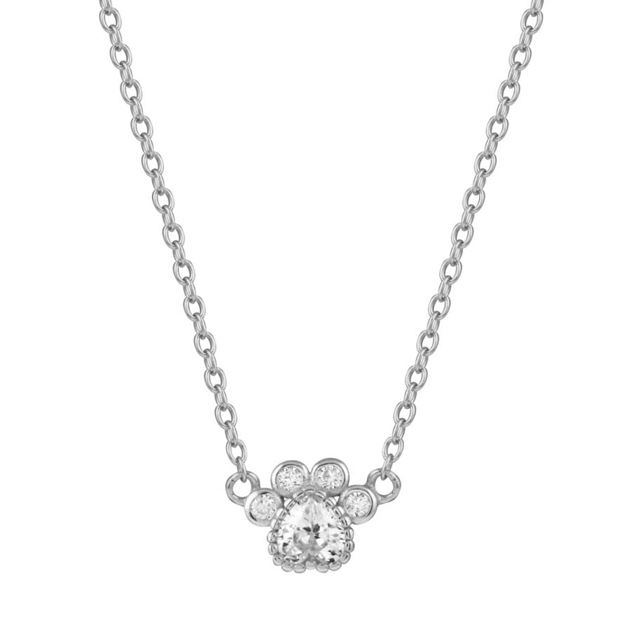 Silver paw necklace 925