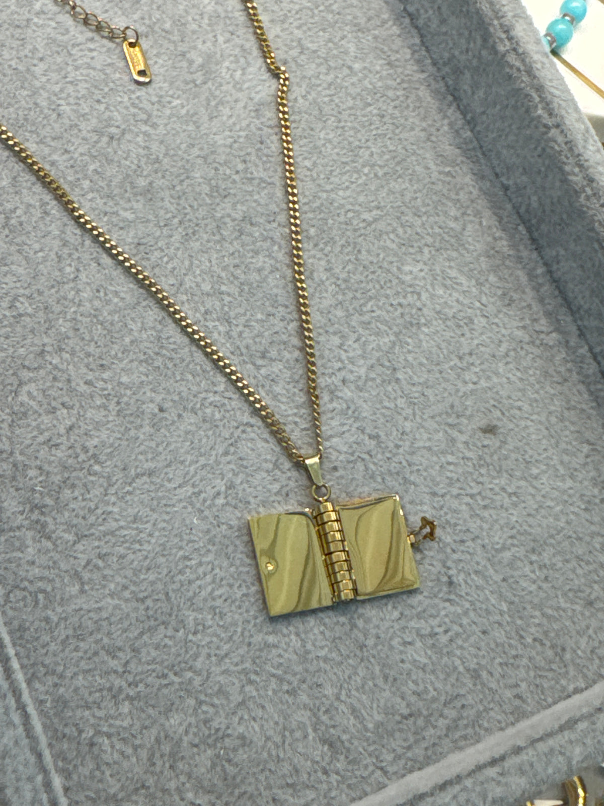 Books necklace